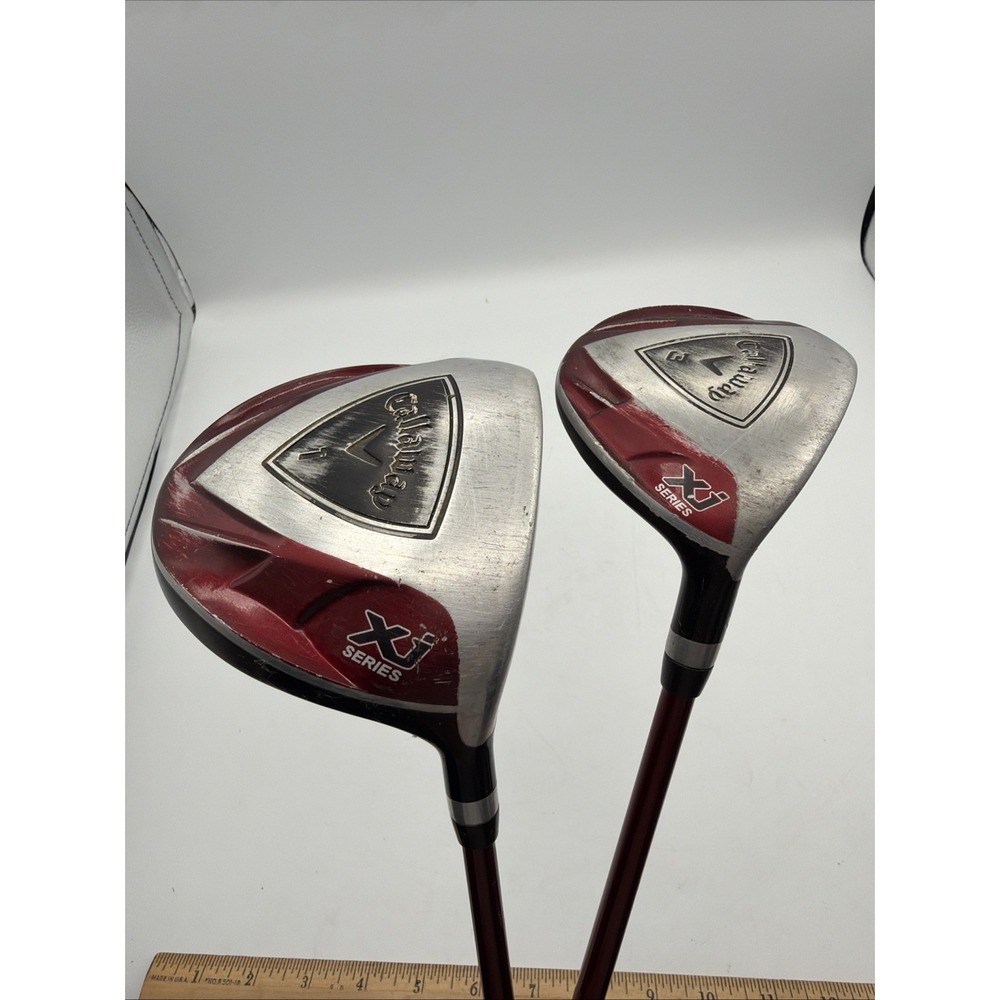 Callaway XJ Series Junior Golf Clubs Lot - Driver & 3 Wood Right Handed